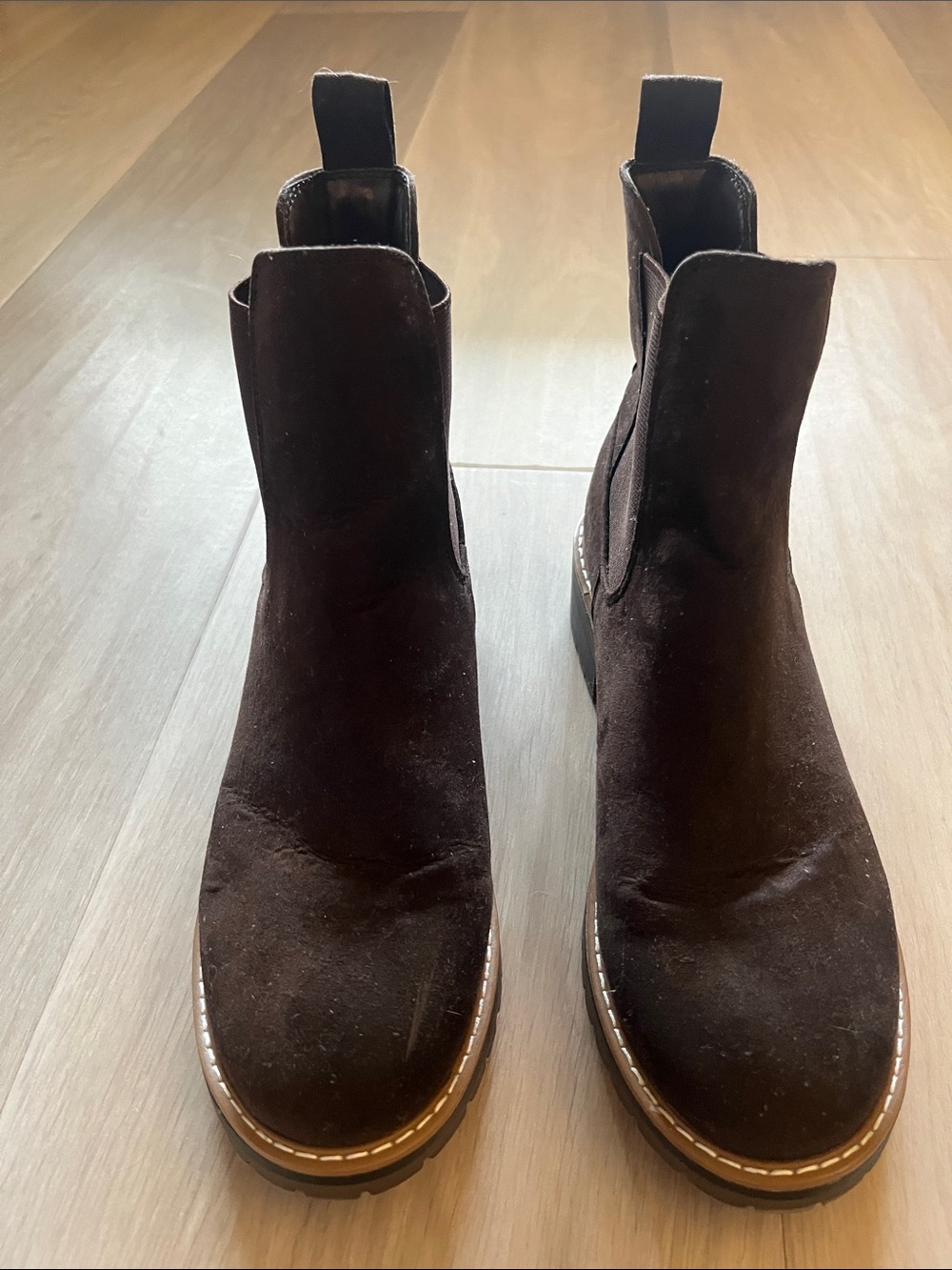 Kensie Women’s Boots in Dark Brown Suede
